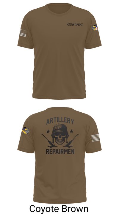 ARMT 1-320th Field Artillery 75505758 Old School Cotton Feel Shirt - 10