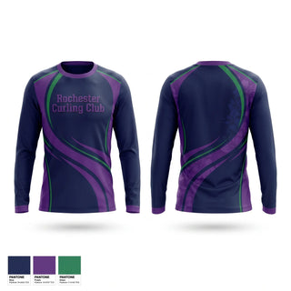 Long Sleeve Performance Shirt, Rochester Curling Club, Spirit Store, Teamtime, Team time, sublimation, custom sports apparel, team uniforms, spirit wear, spiritwear, sports uniforms, custom shirts, team store, custom team store, fundraiser sports, apparel fundraiser