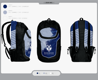 Gear Bag, Westbury Cross Country Huskies, Cross Country, Teamtime, Team time, sublimation, custom sports apparel, team uniforms, spirit wear, spiritwear, sports uniforms, custom shirts, team store, custom team store, fundraiser sports, apparel fundraiser