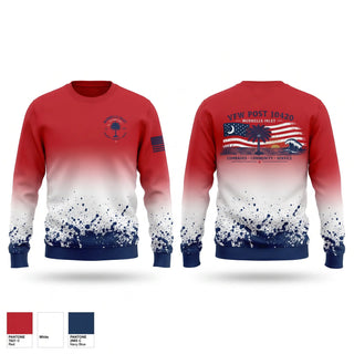 Crew Neck Sweatshirt, VFW post 10420, , Teamtime, Team time, sublimation, custom sports apparel, team uniforms, spirit wear, spiritwear, sports uniforms, custom shirts, team store, custom team store, fundraiser sports, apparel fundraiser