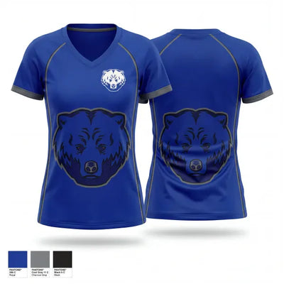 Sedro-Woolley High School Softball 26665892 Women's Short Sleeve V-neck Shirt - 1