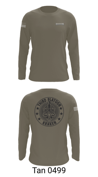 Long Sleeve Performance Shirt, 55th ComCam Kraken, Army, Teamtime, Team time, sublimation, custom sports apparel, team uniforms, spirit wear, spiritwear, sports uniforms, custom shirts, team store, custom team store, fundraiser sports, apparel fundraiser