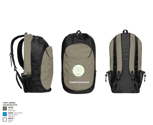 Gear Bag, Wyandotte Nation Police, Police, Teamtime, Team time, sublimation, custom sports apparel, team uniforms, spirit wear, spiritwear, sports uniforms, custom shirts, team store, custom team store, fundraiser sports, apparel fundraiser