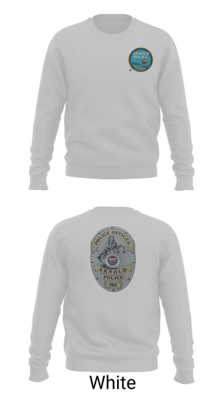Crew Neck Sweatshirt, Arnold, Police, Teamtime, Team time, sublimation, custom sports apparel, team uniforms, spirit wear, spiritwear, sports uniforms, custom shirts, team store, custom team store, fundraiser sports, apparel fundraiser