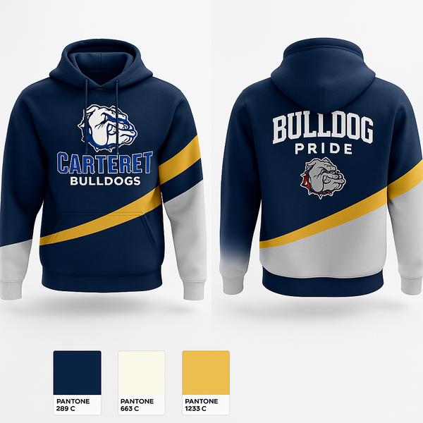 Hoodie, CARTERET BULLDOGS, , Teamtime, Team time, sublimation, custom sports apparel, team uniforms, spirit wear, spiritwear, sports uniforms, custom shirts, team store, custom team store, fundraiser sports, apparel fundraiser