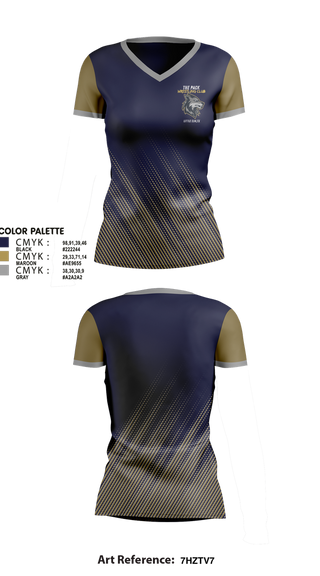 Womens Short Sleeve Vneck Shirt, The Pack Wrestling Club, Wrestling, Teamtime, Team time, sublimation, custom sports apparel, team uniforms, spirit wear, spiritwear, sports uniforms, custom shirts, team store, custom team store, fundraiser sports, apparel fundraiser