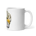 Brogden Rams 7424037 White Glossy Mug - Small