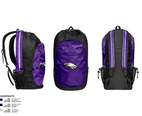 Gear Bag, Southern Valley Eagles, Men's Basketball, Teamtime, Team time, sublimation, custom sports apparel, team uniforms, spirit wear, spiritwear, sports uniforms, custom shirts, team store, custom team store, fundraiser sports, apparel fundraiser