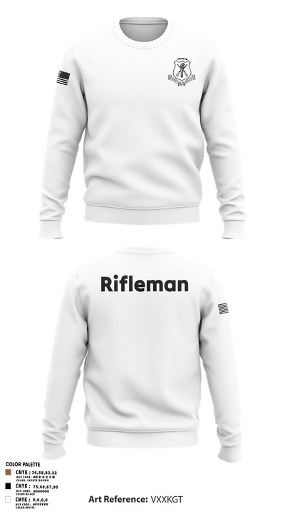 Pershing Rifles 79066987 Crew Neck Sweatshirt - 2