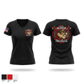 Oldsmar Fire Rescue Women's Short Sleeve V-neck Shirt - 1
