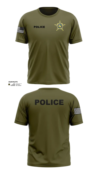 Short Sleeve Performance Shirt, St. Joseph County Police Department, , Teamtime, Team time, sublimation, custom sports apparel, team uniforms, spirit wear, spiritwear, sports uniforms, custom shirts, team store, custom team store, fundraiser sports, apparel fundraiser