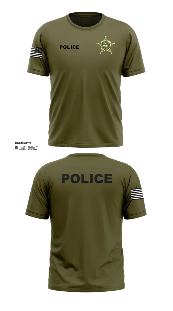 Short Sleeve Performance Shirt, St. Joseph County Police Department, , Teamtime, Team time, sublimation, custom sports apparel, team uniforms, spirit wear, spiritwear, sports uniforms, custom shirts, team store, custom team store, fundraiser sports, apparel fundraiser