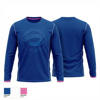 Long Sleeve Performance Shirt, Burke Centre Stingers, Swimming, Teamtime, Team time, sublimation, custom sports apparel, team uniforms, spirit wear, spiritwear, sports uniforms, custom shirts, team store, custom team store, fundraiser sports, apparel fundraiser
