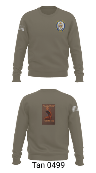Crew Neck Sweatshirt, Uss Carter Hall, , Teamtime, Team time, sublimation, custom sports apparel, team uniforms, spirit wear, spiritwear, sports uniforms, custom shirts, team store, custom team store, fundraiser sports, apparel fundraiser