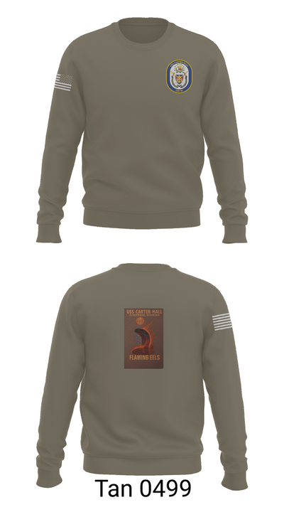 Uss Carter Hall 96042318 Crew Neck Sweatshirt - 62