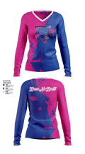 Diamond Dawgs 87259890 Women's Long Sleeve V-neck Shirt - 1