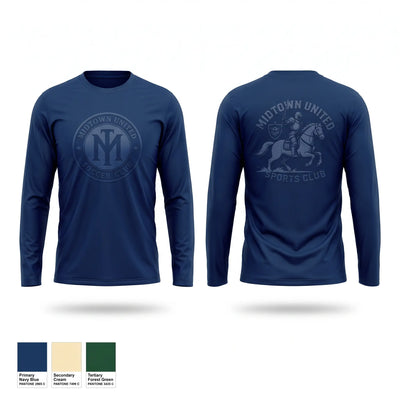 Midtown United Sports Club Long Sleeve Performance Shirt 2