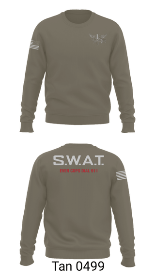 Crew Neck Sweatshirt, MONTVILLE SERT, Police, Teamtime, Team time, sublimation, custom sports apparel, team uniforms, spirit wear, spiritwear, sports uniforms, custom shirts, team store, custom team store, fundraiser sports, apparel fundraiser