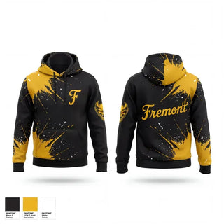 Hoodie, Fremont Yellow Devils, Baseball, Teamtime, Team time, sublimation, custom sports apparel, team uniforms, spirit wear, spiritwear, sports uniforms, custom shirts, team store, custom team store, fundraiser sports, apparel fundraiser
