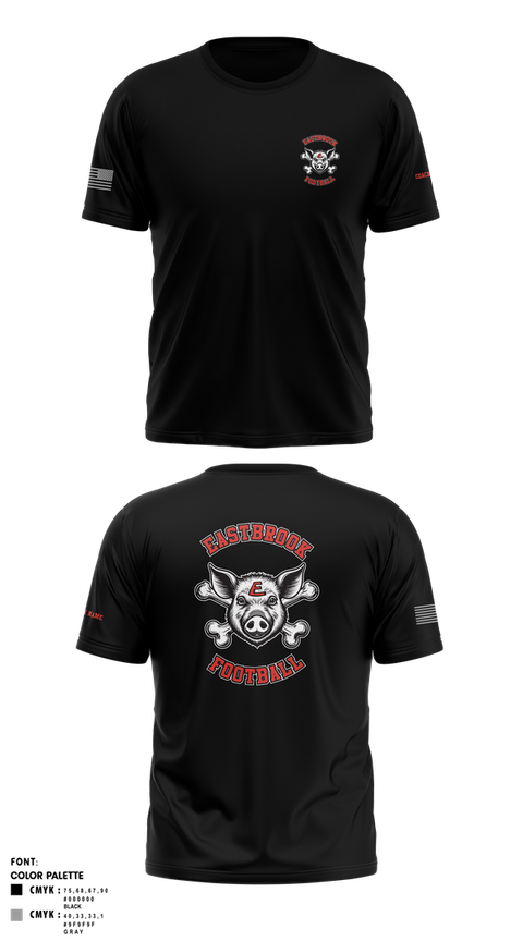 Short Sleeve Performance Shirt, Eastbrook Football, Army, Teamtime, Team time, sublimation, custom sports apparel, team uniforms, spirit wear, spiritwear, sports uniforms, custom shirts, team store, custom team store, fundraiser sports, apparel fundraiser