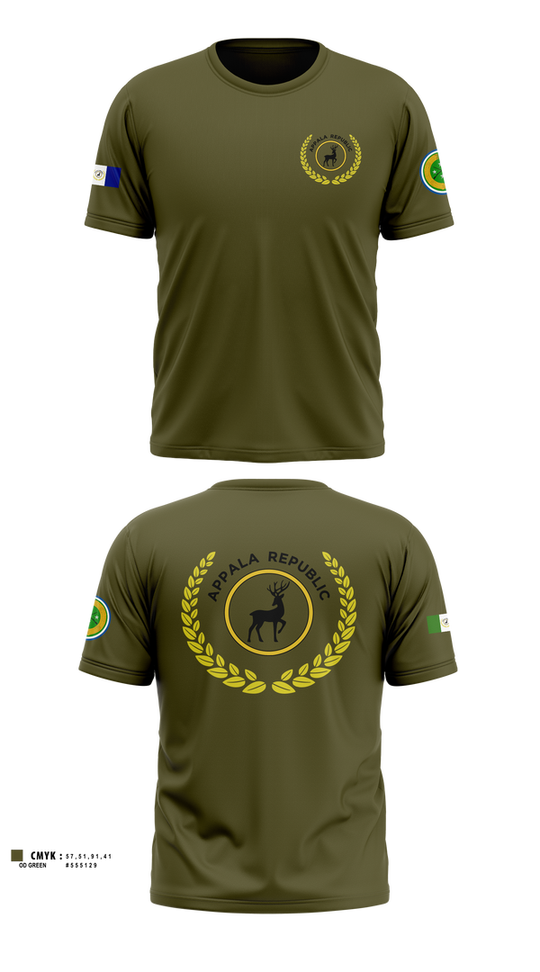 Short Sleeve Performance Shirt, Appala Republic, Army, Teamtime, Team time, sublimation, custom sports apparel, team uniforms, spirit wear, spiritwear, sports uniforms, custom shirts, team store, custom team store, fundraiser sports, apparel fundraiser