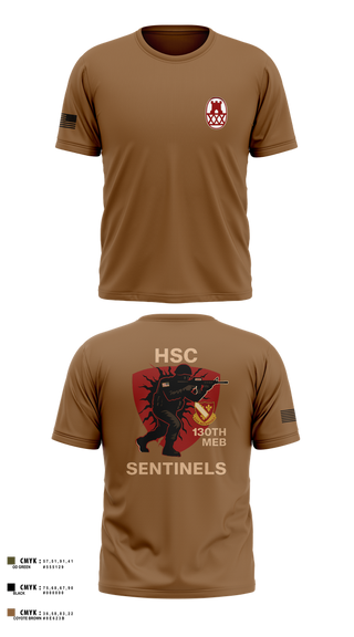 Old School Cotton Feel Shirt, HSC 130th MEB, Army, Teamtime, Team time, sublimation, custom sports apparel, team uniforms, spirit wear, spiritwear, sports uniforms, custom shirts, team store, custom team store, fundraiser sports, apparel fundraiser
