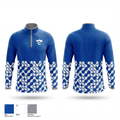 Cate School Track & Field 17917472 Quarter Zip Jacket - 1