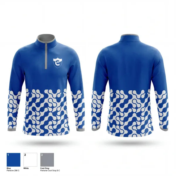 Quarter Zip Jacket, Cate School Track & Field, Track & Field, Teamtime, Team time, sublimation, custom sports apparel, team uniforms, spirit wear, spiritwear, sports uniforms, custom shirts, team store, custom team store, fundraiser sports, apparel fundraiser