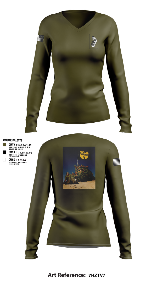Womens Long Sleeve Vneck Shirt, Hole Diggers, , Teamtime, Team time, sublimation, custom sports apparel, team uniforms, spirit wear, spiritwear, sports uniforms, custom shirts, team store, custom team store, fundraiser sports, apparel fundraiser