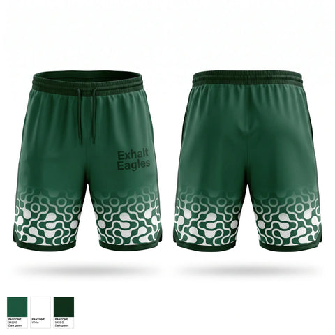Athletic Shorts With Pockets, Exhalt Eagles, Cheer, Teamtime, Team time, sublimation, custom sports apparel, team uniforms, spirit wear, spiritwear, sports uniforms, custom shirts, team store, custom team store, fundraiser sports, apparel fundraiser