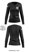 151st Army Band 82490889 Women's Long Sleeve V-neck Shirt - 4