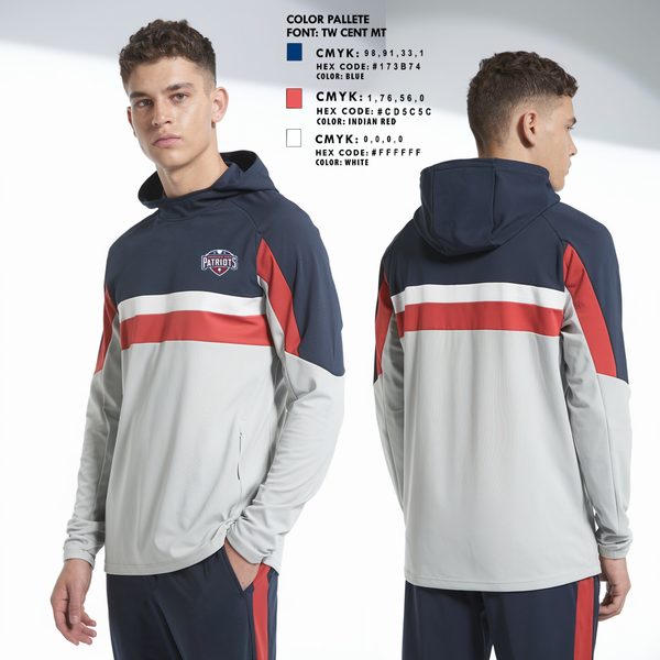 Windbreaker, BP Patriots Golf, Golf, Teamtime, Team time, sublimation, custom sports apparel, team uniforms, spirit wear, spiritwear, sports uniforms, custom shirts, team store, custom team store, fundraiser sports, apparel fundraiser