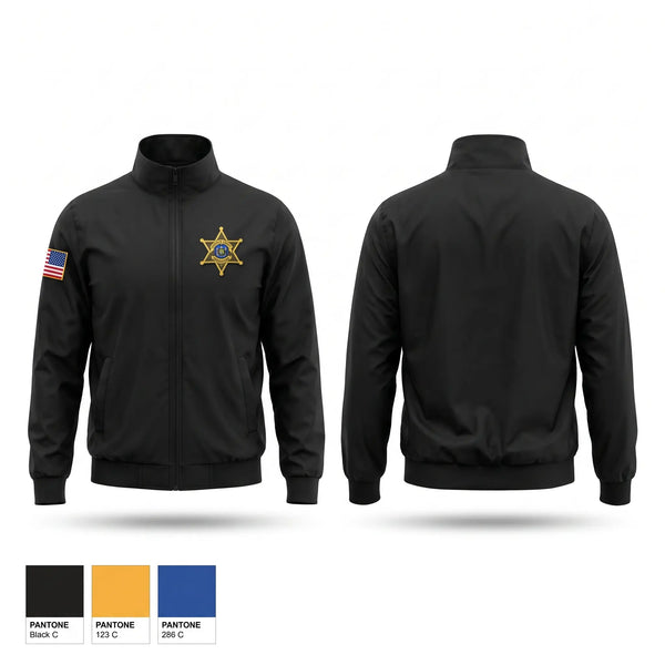 Windbreaker, Schuyler County Sheriff’s Office, Police, Teamtime, Team time, sublimation, custom sports apparel, team uniforms, spirit wear, spiritwear, sports uniforms, custom shirts, team store, custom team store, fundraiser sports, apparel fundraiser