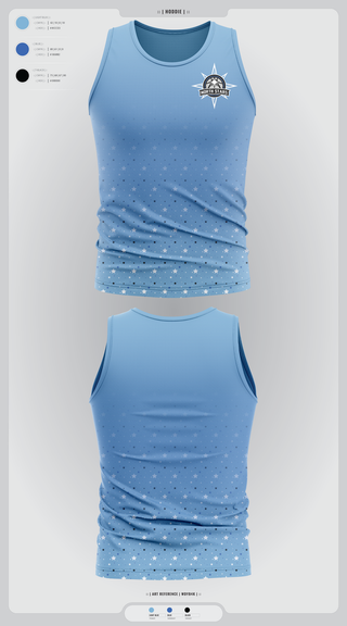 Tank Top, North Stars, Women's Basketball, Teamtime, Team time, sublimation, custom sports apparel, team uniforms, spirit wear, spiritwear, sports uniforms, custom shirts, team store, custom team store, fundraiser sports, apparel fundraiser