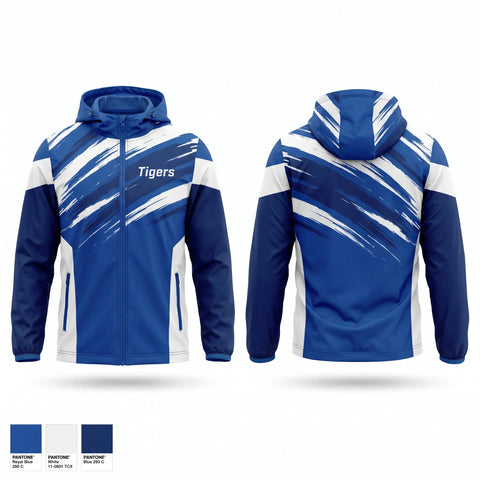 Windbreaker, Tigers, Wrestling, Teamtime, Team time, sublimation, custom sports apparel, team uniforms, spirit wear, spiritwear, sports uniforms, custom shirts, team store, custom team store, fundraiser sports, apparel fundraiser