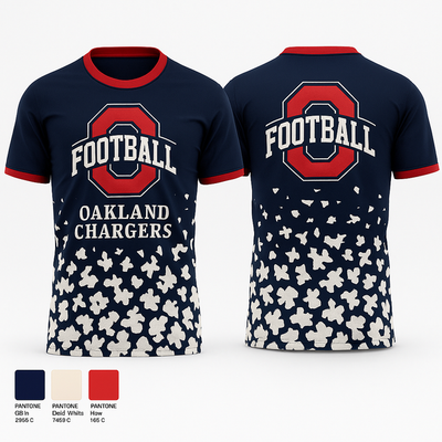Oakland Chargers 14959223 Short Sleeve Performance Shirt - 2