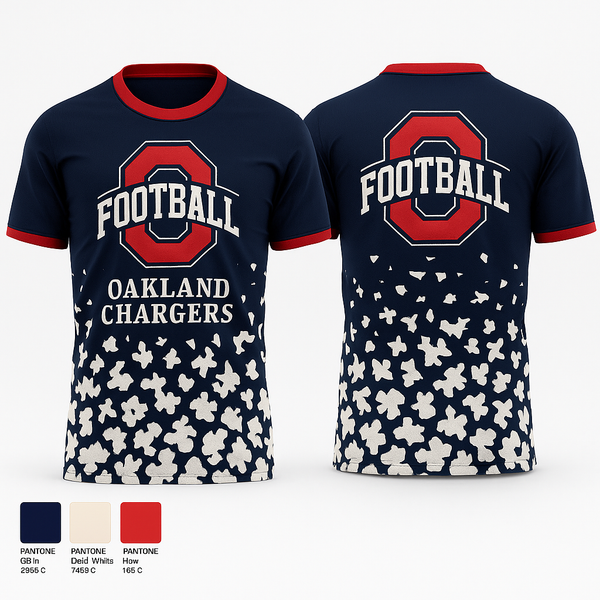 Short Sleeve Performance Shirt, Oakland Chargers, , Teamtime, Team time, sublimation, custom sports apparel, team uniforms, spirit wear, spiritwear, sports uniforms, custom shirts, team store, custom team store, fundraiser sports, apparel fundraiser