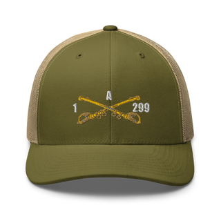 A Troop, 1st squadron-299th Calvary Regiment 70291790 Retro Trucker Hat | Yupoong 6606