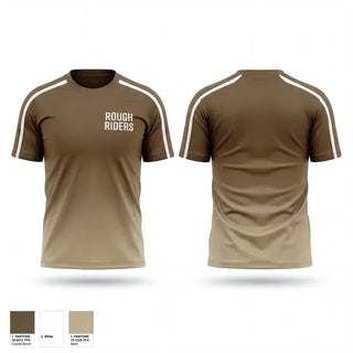 Soft Poly Tee Cotton Like Feel, Rough riders, Spirit Store, Teamtime, Team time, sublimation, custom sports apparel, team uniforms, spirit wear, spiritwear, sports uniforms, custom shirts, team store, custom team store, fundraiser sports, apparel fundraiser