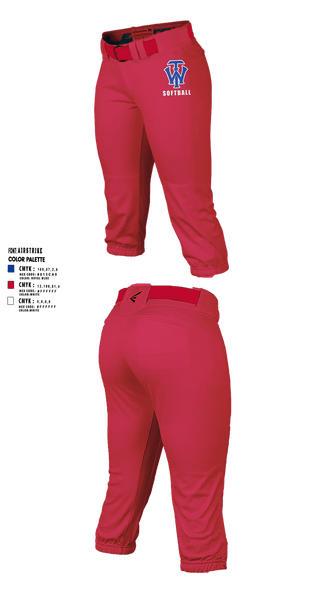 Softball Pants, W.I.T., Softball, Teamtime, Team time, sublimation, custom sports apparel, team uniforms, spirit wear, spiritwear, sports uniforms, custom shirts, team store, custom team store, fundraiser sports, apparel fundraiser