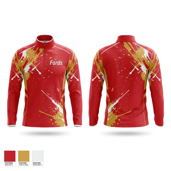 Quarter Zip Jacket, Fords, Women's Basketball, Teamtime, Team time, sublimation, custom sports apparel, team uniforms, spirit wear, spiritwear, sports uniforms, custom shirts, team store, custom team store, fundraiser sports, apparel fundraiser