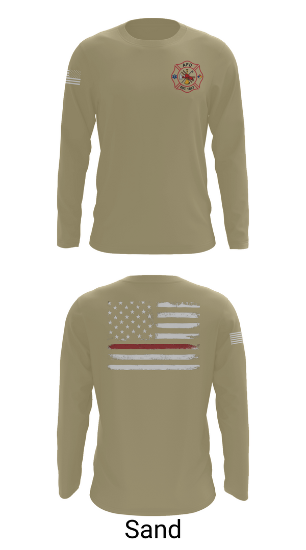 Long Sleeve Performance Shirt, Amarillo Fire Department, Fire Department, Teamtime, Team time, sublimation, custom sports apparel, team uniforms, spirit wear, spiritwear, sports uniforms, custom shirts, team store, custom team store, fundraiser sports, apparel fundraiser