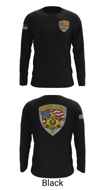 Caldwell County Sheriff's Office 64628956 Long Sleeve Performance Shirt 25