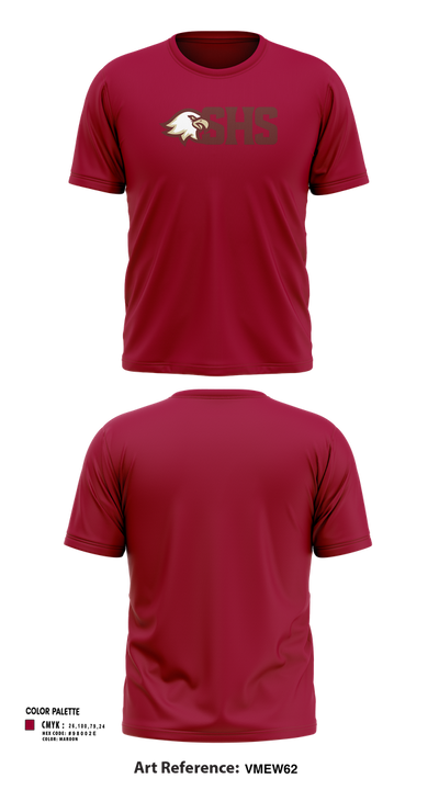 Sharon Eagles Swimming Short Sleeve Performance Shirt - 51
