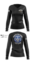 A Co 2-325 AIR 15478781 Women's Long Sleeve V-neck Shirt - 100