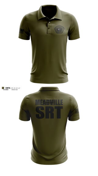 Short Sleeve Performance Polo, Meadville SRT, Police, Teamtime, Team time, sublimation, custom sports apparel, team uniforms, spirit wear, spiritwear, sports uniforms, custom shirts, team store, custom team store, fundraiser sports, apparel fundraiser