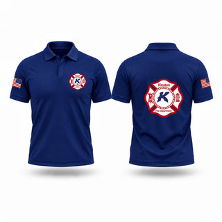 Short Sleeve Performance Polo, Kinston fire department, Fire Department, Teamtime, Team time, sublimation, custom sports apparel, team uniforms, spirit wear, spiritwear, sports uniforms, custom shirts, team store, custom team store, fundraiser sports, apparel fundraiser