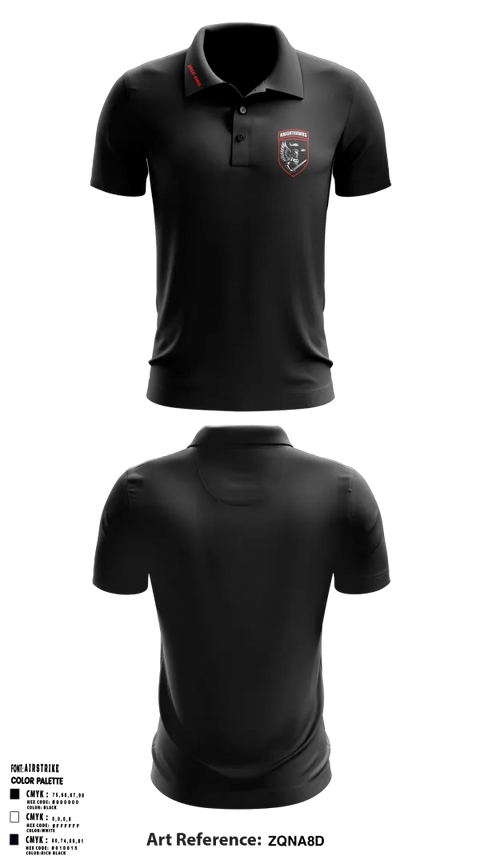 Short Sleeve Performance Polo, 2-10 AHB Knighthawks, Spirit Store, Teamtime, Team time, sublimation, custom sports apparel, team uniforms, spirit wear, spiritwear, sports uniforms, custom shirts, team store, custom team store, fundraiser sports, apparel fundraiser