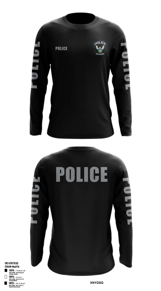 Long Sleeve Performance Shirt, Walbridge Police Department, Police, Teamtime, Team time, sublimation, custom sports apparel, team uniforms, spirit wear, spiritwear, sports uniforms, custom shirts, team store, custom team store, fundraiser sports, apparel fundraiser