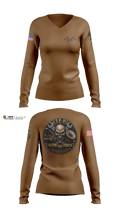 CTF D-2 Women's Long Sleeve V-neck Shirt - 14